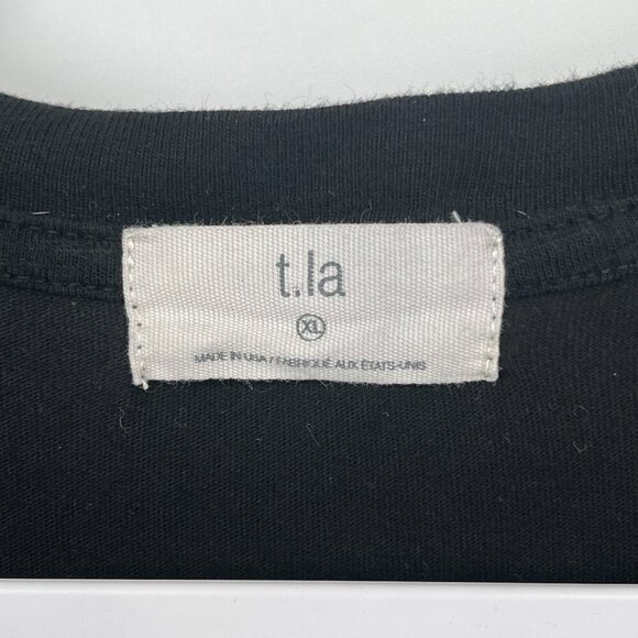 Anthropologie T.La Black Cut-Out Mini Dress XL - Picture 7 of 13